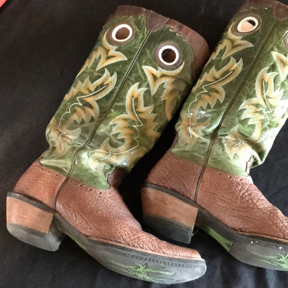 ariat boots green